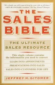 Cover of The Sales Bible by Jeffrey Gitomer