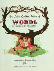 Cover of The Little Golden Book of Words by Selma Lola Chambers
