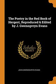 Cover of Red Book of Hergest