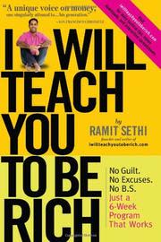 Cover of I Will Teach You to Be Rich by Ramit Sethi
