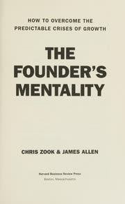 Cover of The Founders Mentality