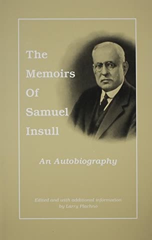 Cover of Sam Insull's autobiography by Sam Insull