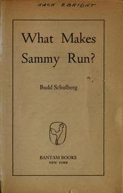 Cover of What Makes Sammy Run? by Budd Schulberg