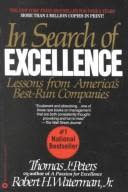 Cover of In Search of Excellence by Tom Peters