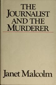 Cover of The Journalist and the Murderer by Janet Malcolm