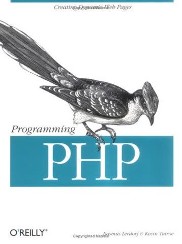 Cover of Programming PHP by Kevin Tatroe, Peter MacIntyre, and Rasmus Lerdorf