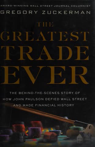 Cover of The Greatest Trade Ever by Gregory Zuckerman