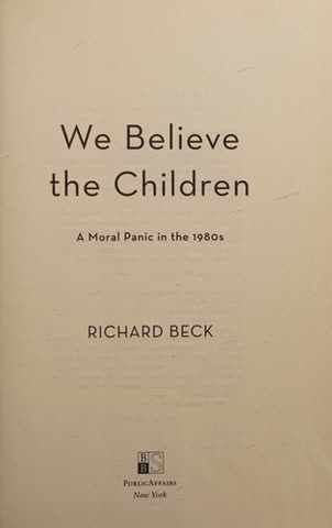 Cover of We Believe the Children