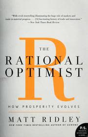 Cover of The Rational Optimist by Matt Ridley