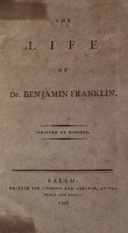Cover of The Autobiography of Benjamin Franklin
