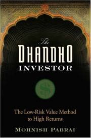 Cover of The Dhandho Investor by Mohnish Pabrai