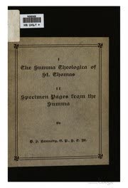 Cover of Summa Theologica by Thomas Aquinas