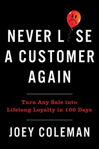 Cover of Never Lose Another Customer Again by Joey Coleman