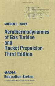 Cover of Aerothermodynamics of Gas Turbine and Rocket Propulsion by Gordon C. Oates