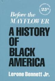 Cover of Before the Mayflower by Lerone Bennett Jr.