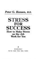 Cover of Stress for Success