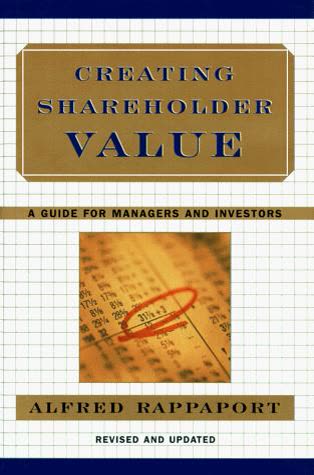 Cover of Creating Shareholder Value: A Guide for Managers and Investors by Alfred Rappaport