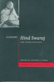 Cover of Hind Swaraj by Mahatma Gandhi