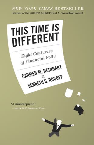 Cover of This Time Is Different: Eight Centuries of Financial Folly