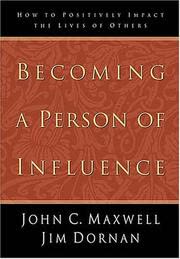 Cover of Becoming a Person of Influence