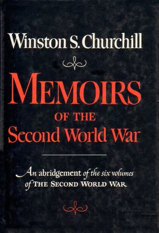 Cover of War Memoirs by Winston Churchill