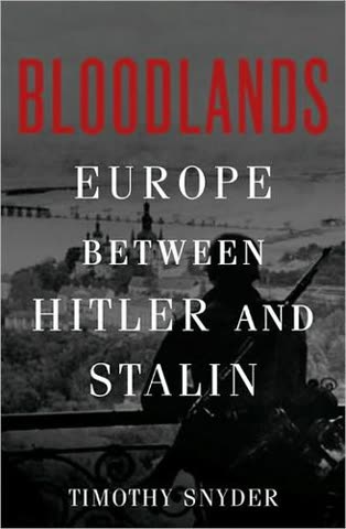 Cover of Bloodlands: Europe Between Hitler and Stalin by Timothy Snyder