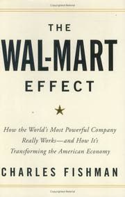 Cover of The Walmart Effect by Charles Fishman
