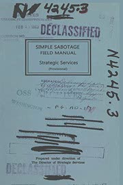 Cover of Simple Sabotage Field Manual