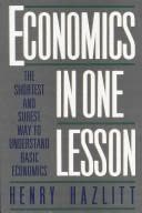 Cover of Economics in One Lesson by Henry Hazlitt
