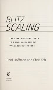 Cover of Blitzscaling