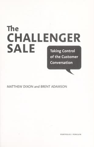 Cover of The Challenger Sale