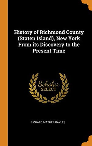 Cover of History of Richmond County