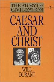 Cover of Caesar and Christ by Will Durant