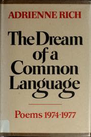 Cover of A Dream of a Common Language by Adrienne Rich