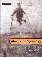 Cover of Abnormal Psychology