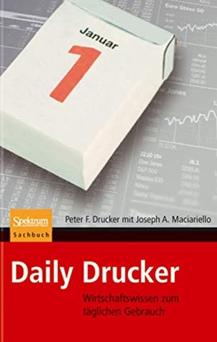 Cover of A Daily Drucker by Peter Drucker