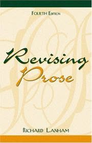 Cover of Revising Prose by Richard A. Lanham