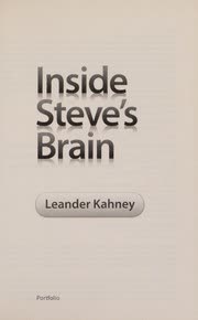 Cover of Inside Steve's Brain by Leander Kahney