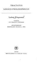Cover of Tractatus Logico-Philosophicus by Ludwig Wittgenstein