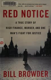Cover of Red Notice by Bill Browder