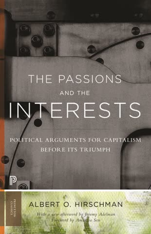 Cover of The Passions and the Interests