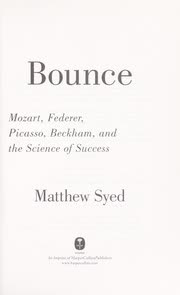 Cover of Bounce by Matthew Syed