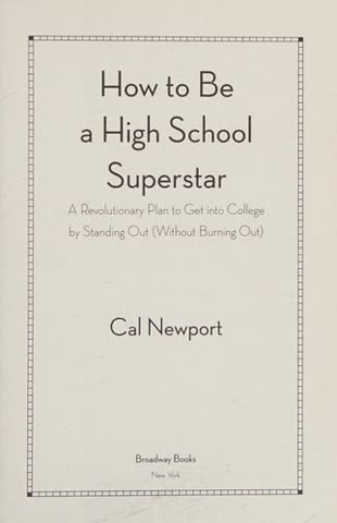 Cover of How to Become a High School Superstar
