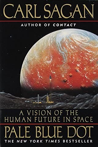 Cover of Pale Blue Dot: A Vision of the Human Future in Space by Carl Sagan