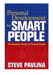 Cover of Personal Development for Smart People