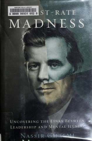 Cover of A First-Rate Madness: Uncovering the Links Between Leadership and Mental Illness by Nassir Ghaemi