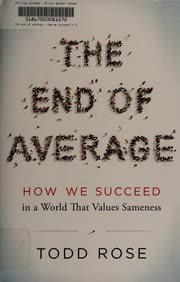 Cover of The End of Average by Todd Rose