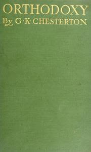 Cover of Orthodoxy