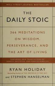 Cover of The Daily Stoic by Ryan Holiday