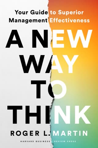 Cover of The New Way to Think by Roger Martin